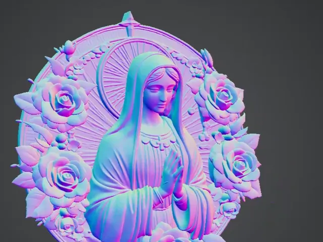religious statue 3d model (7)
