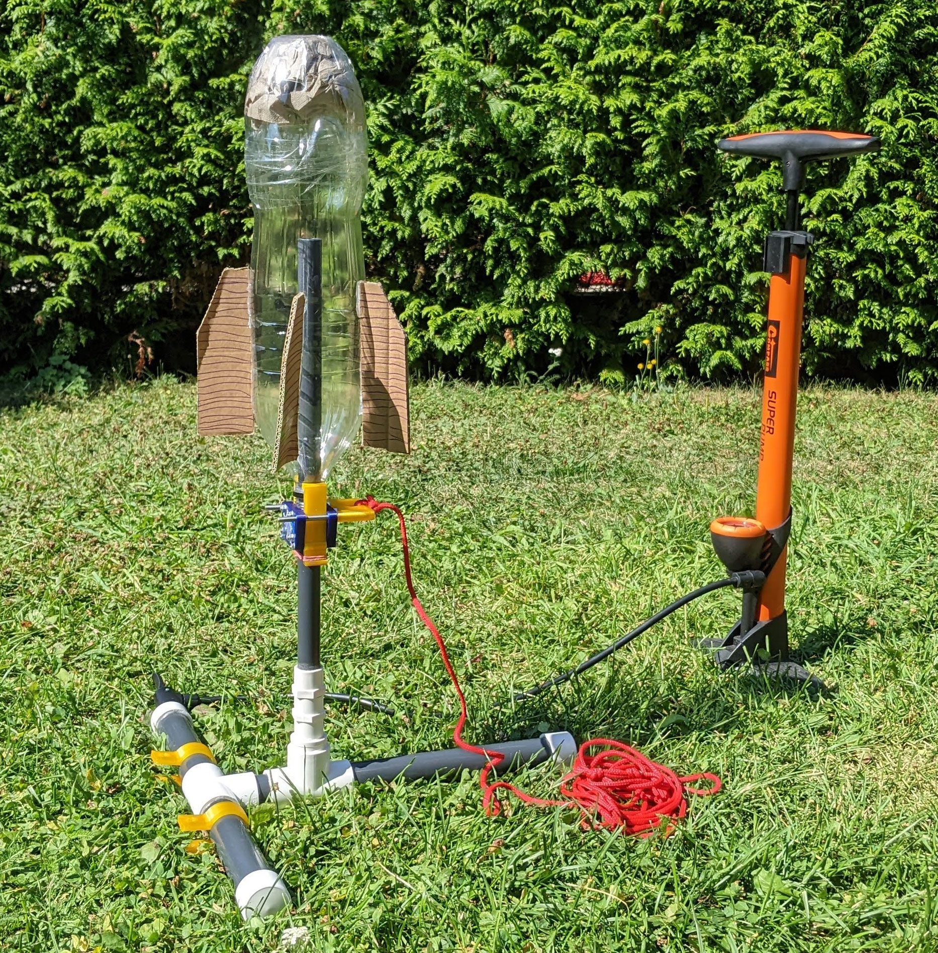 Water rocket launch pad 3D model