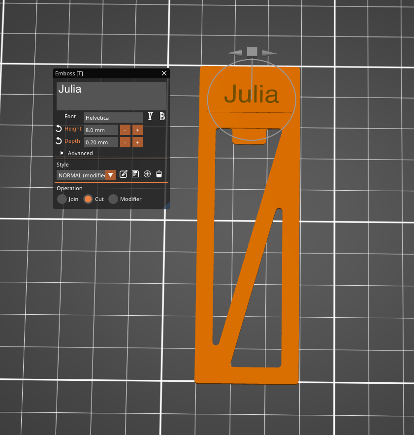 Miniatura 5 do modelo 3D Custom thin Bookmark