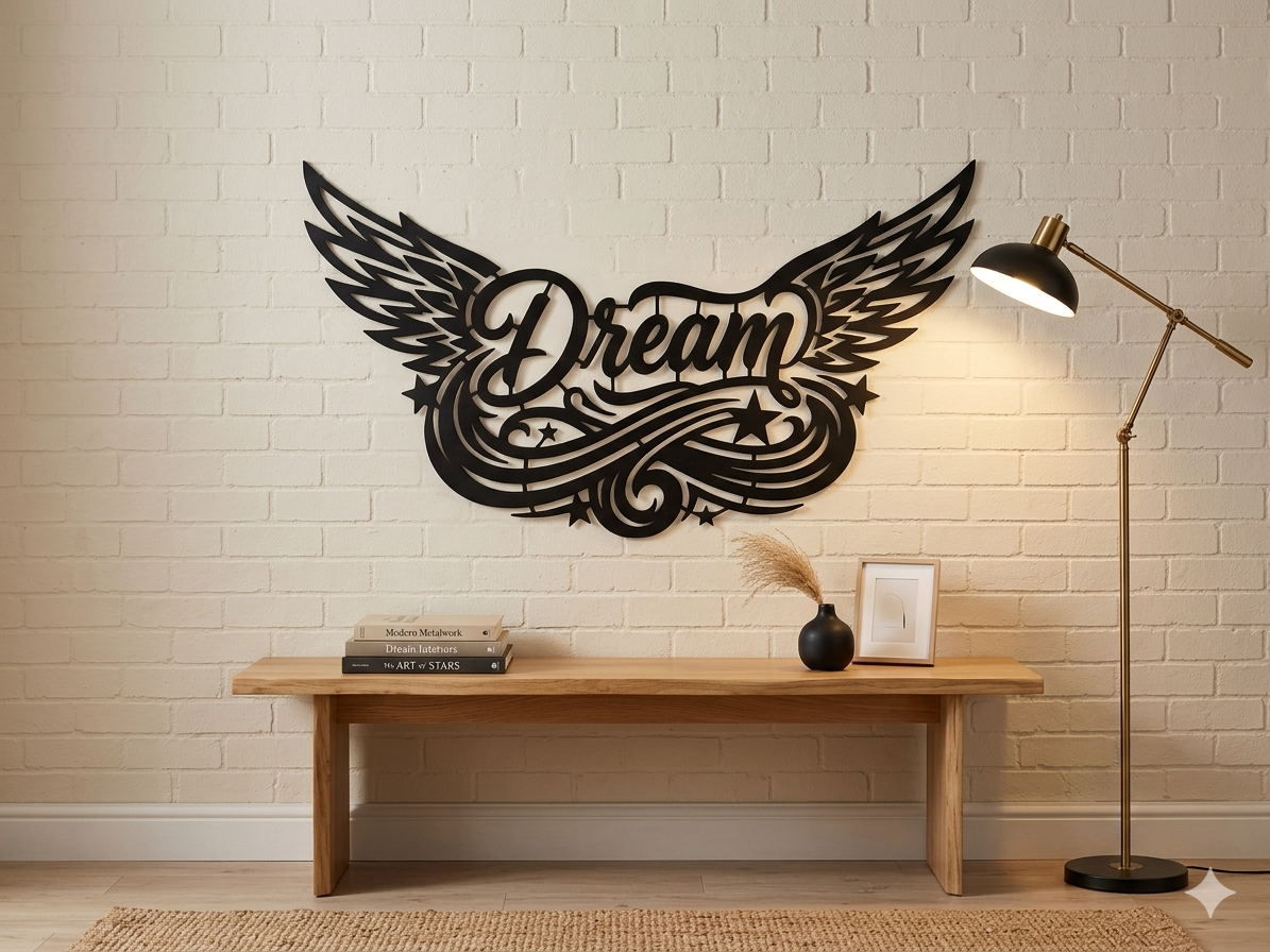"Dream" Wings Wall Art – Beautiful Home & Wall Decor