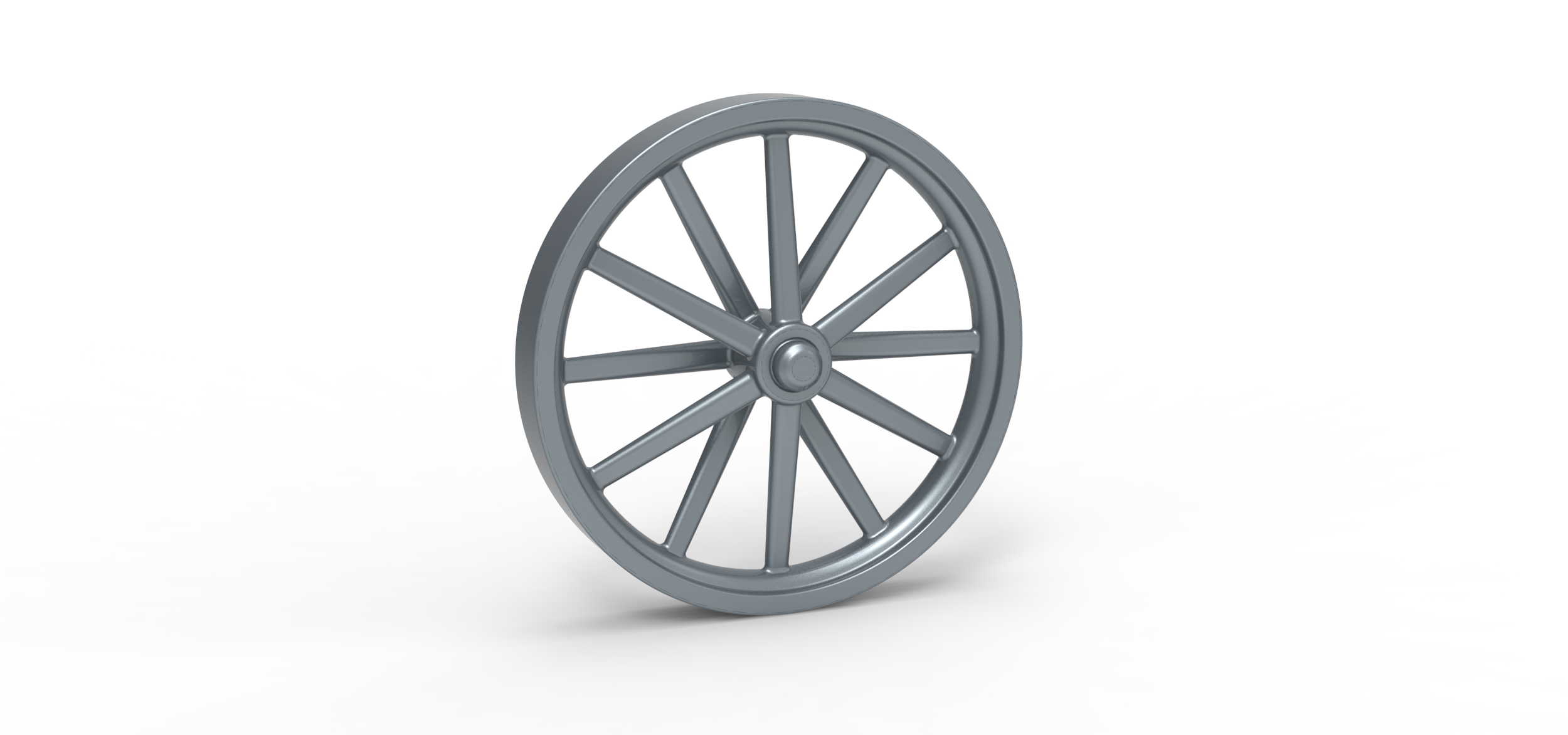 Front rim of vintage dragster Version 2 Scale 1:25