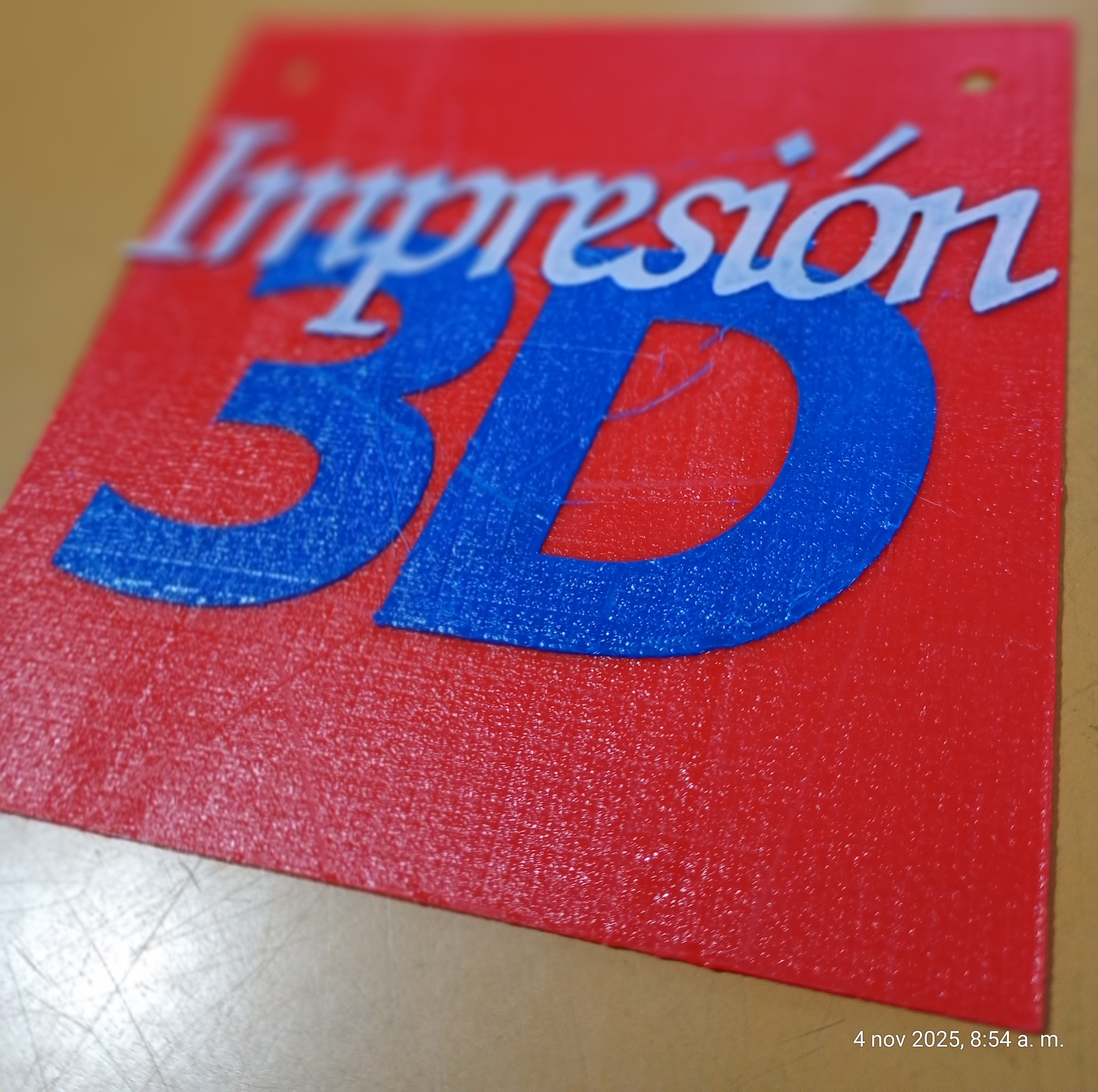 Sign 3D printing - Cartel de Impresion 3D