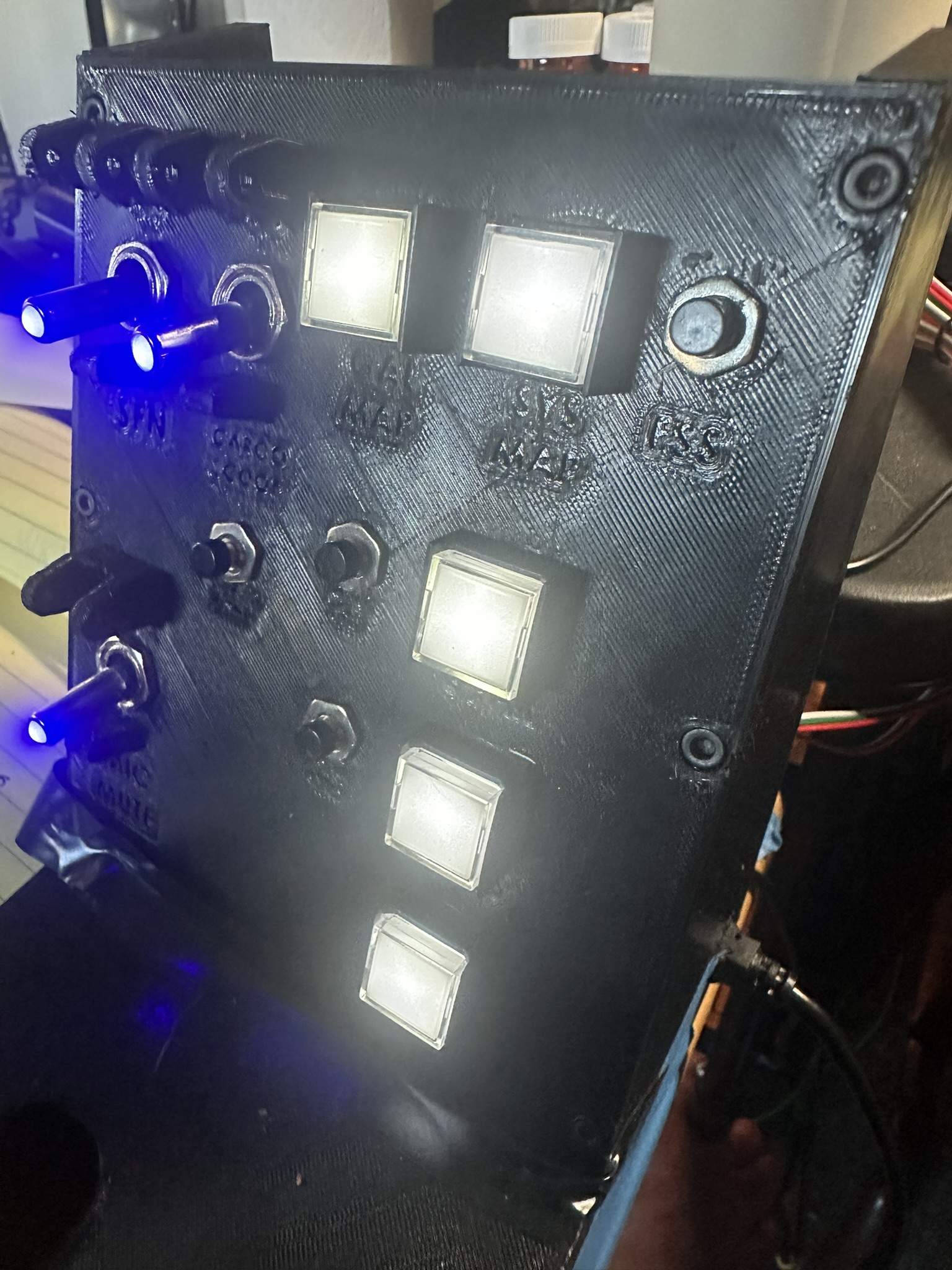 Elite SimPit Button Panels