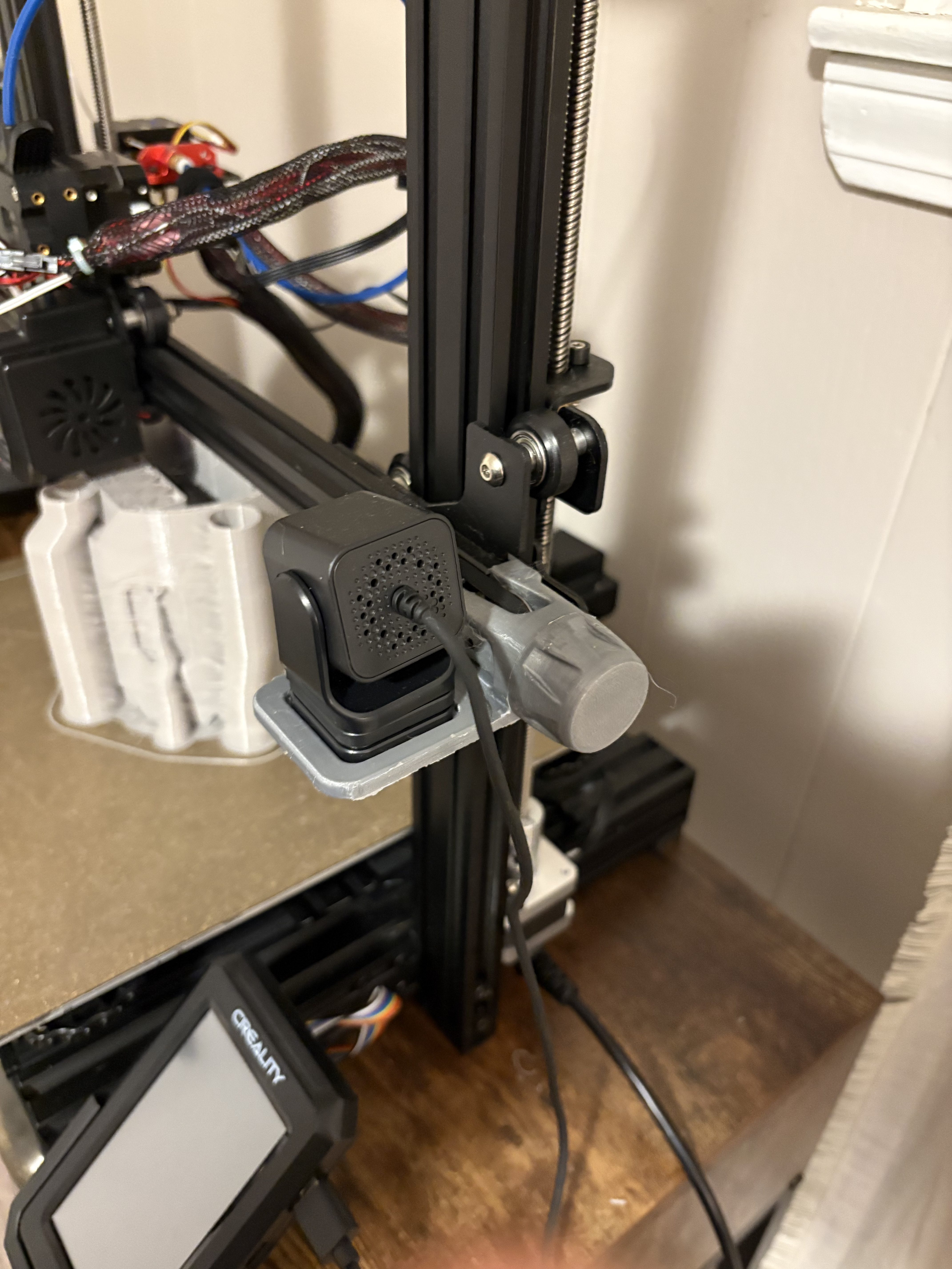 Ender 3 V2 X axis belt tensioner replacement with Nebula Camera mount