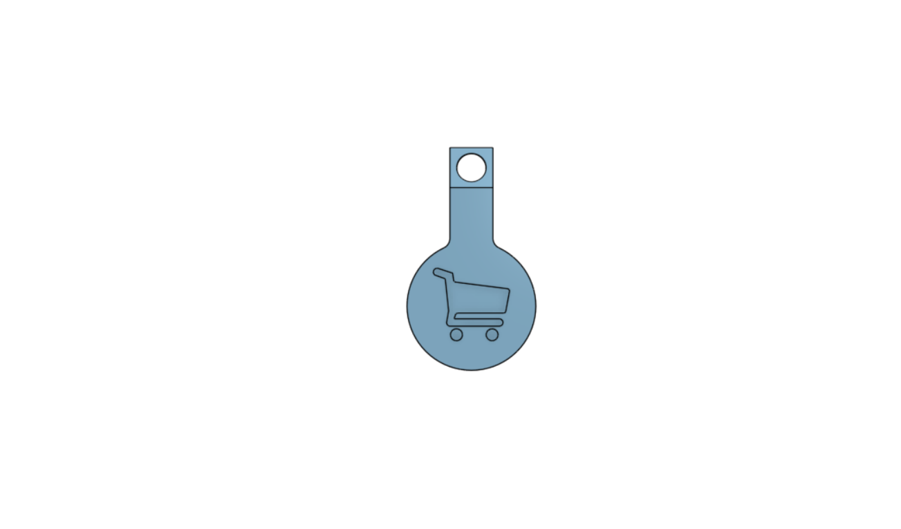 Cart Coin 3D model