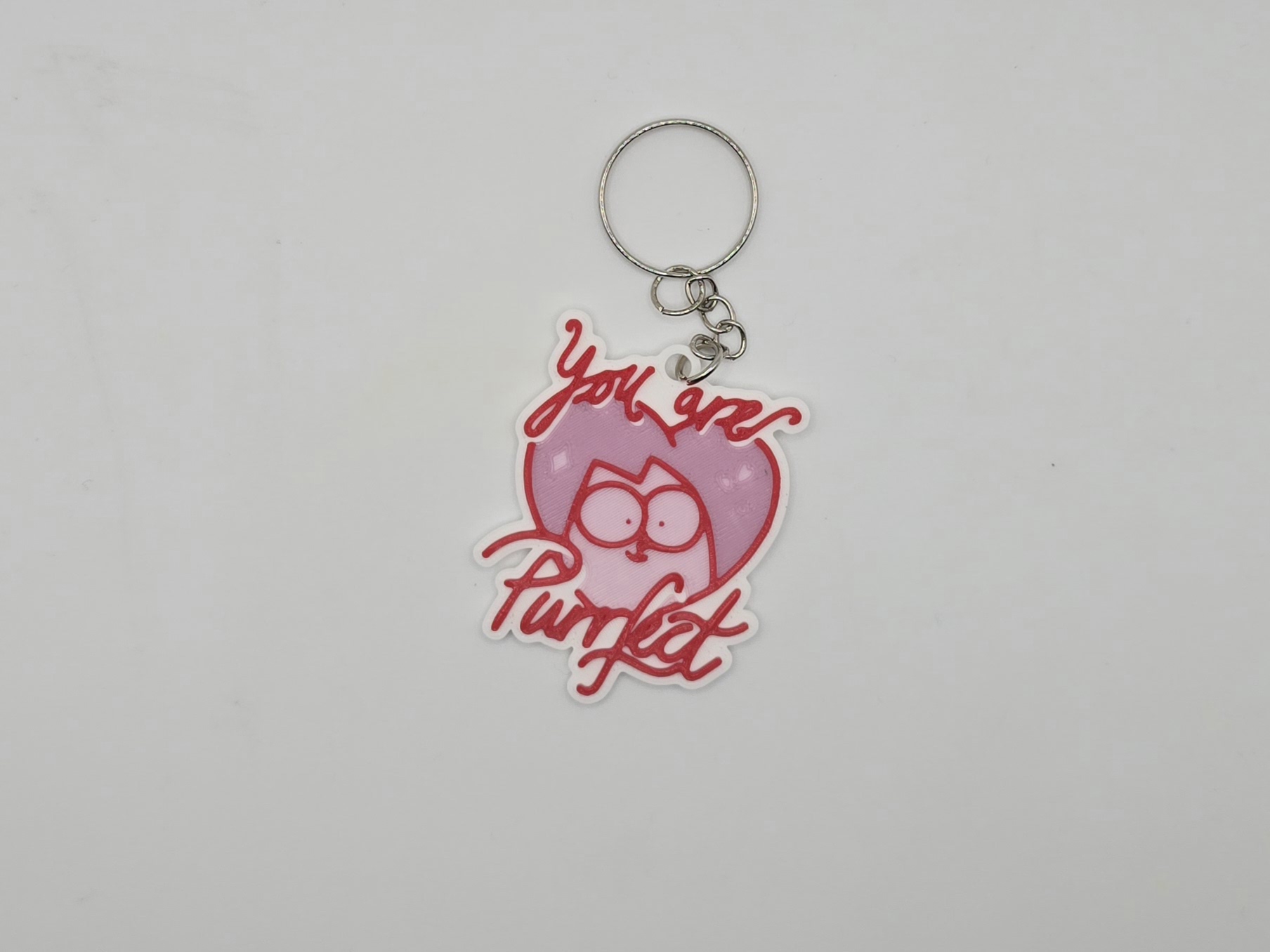 Simon's Cat "You are Purrfect" Keychain