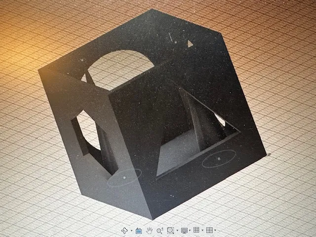 Print test cube 40x40x40 mm