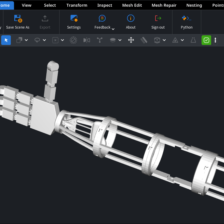 Wearable Articulated Foxy Arm (Left) by warhachine | Download free STL ...