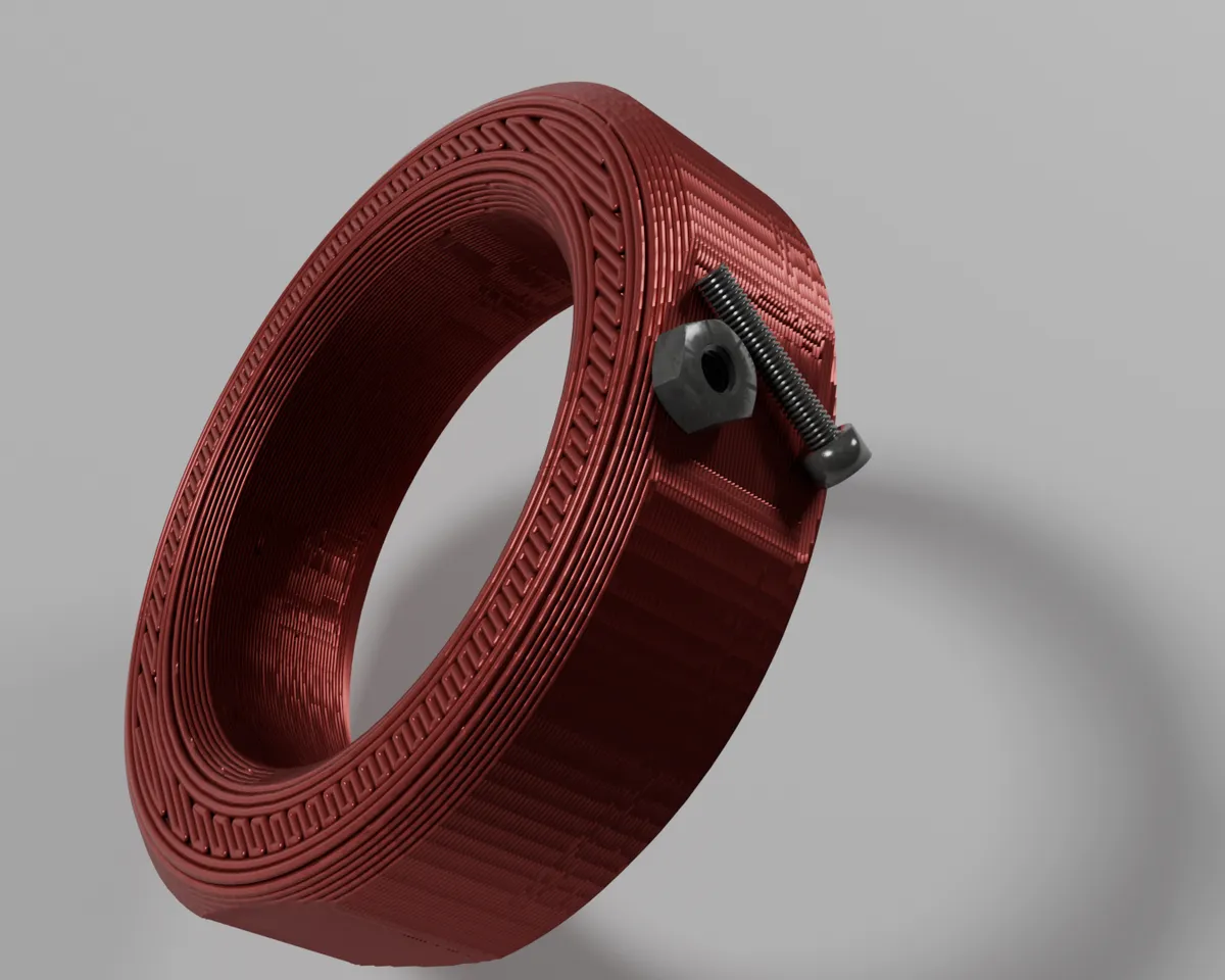 thumbnail image 2 of 3D Printed PETG Magnetic Feeding Ring – For 3D Printer Filament Guide 2 of 6