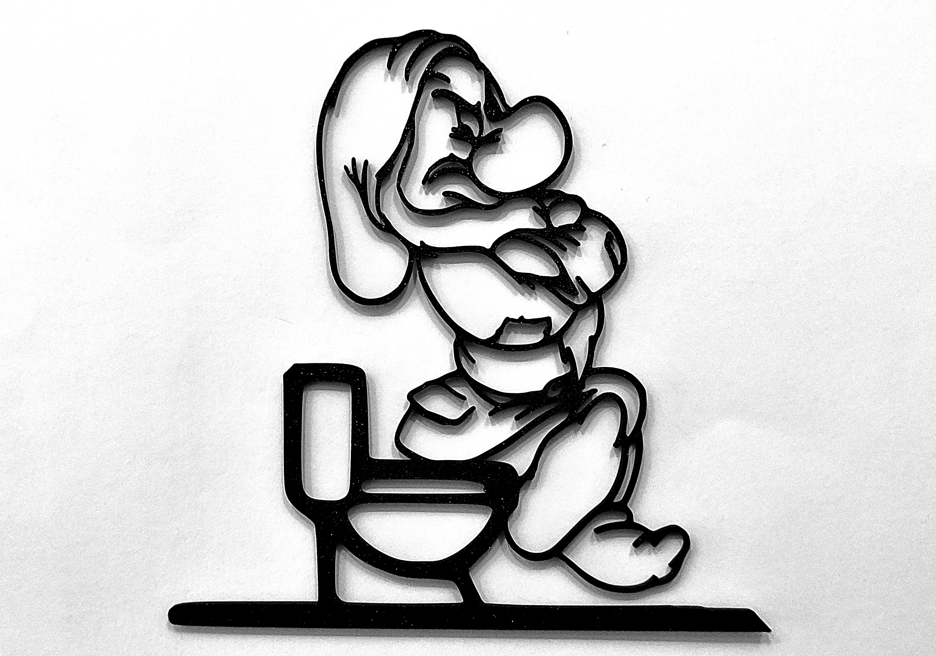 Funny “WC” Door Hanger