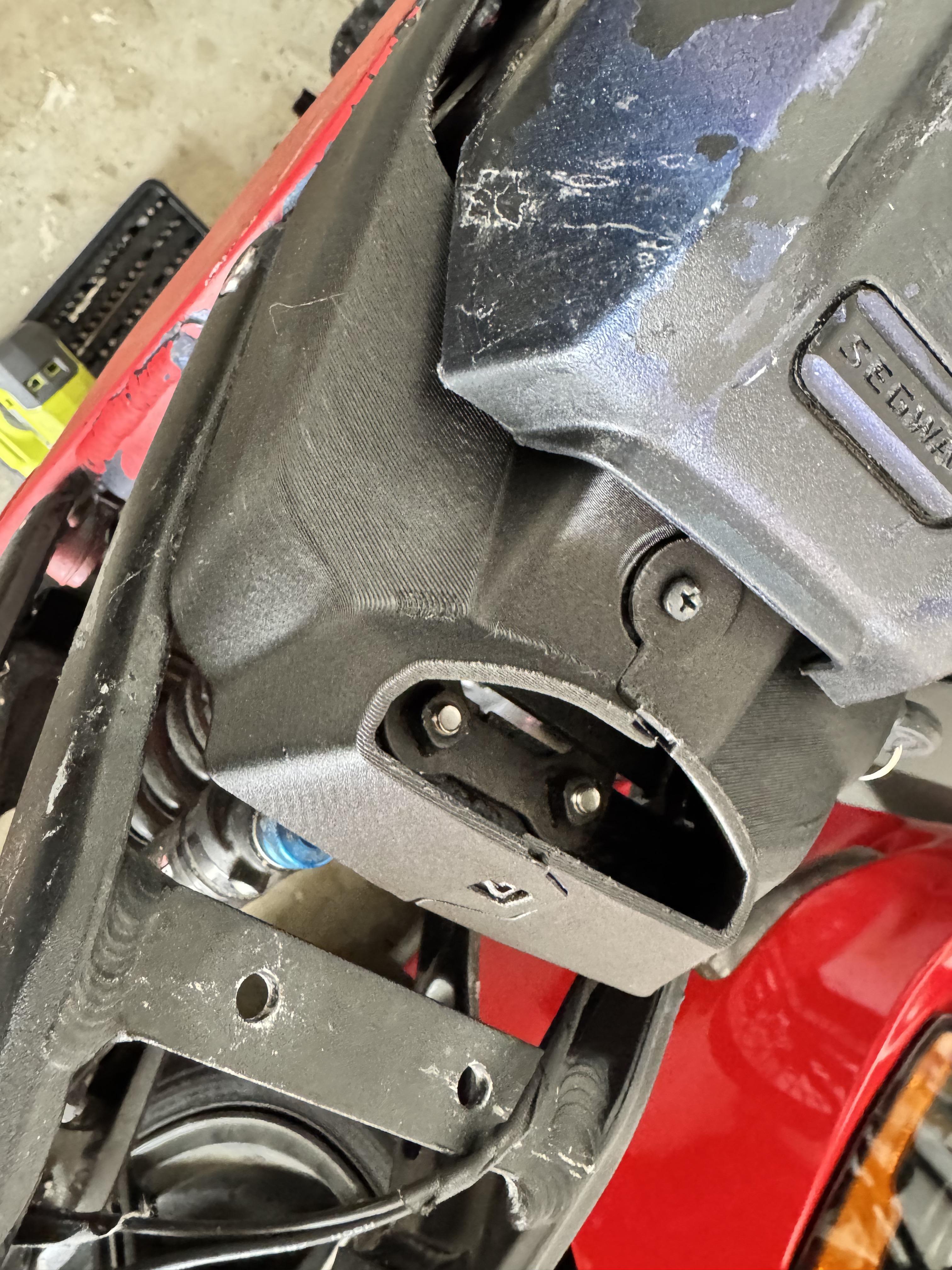 Surron battery key cover