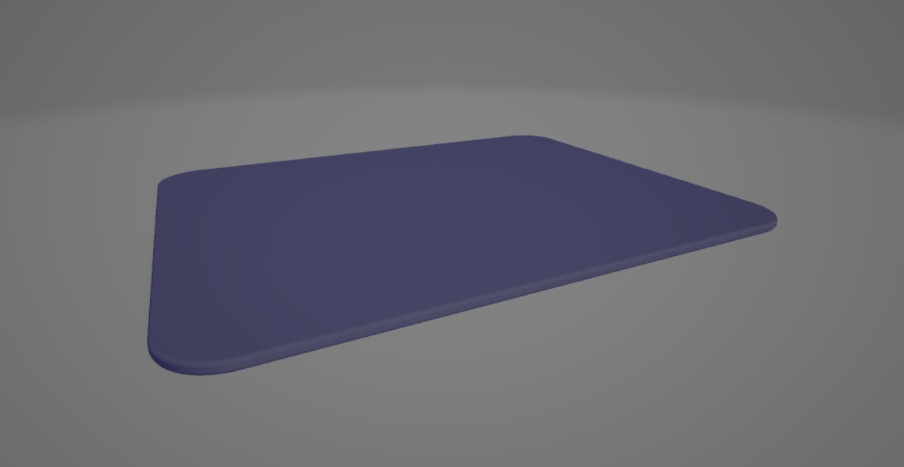 Miniatura 5 do modelo 3D Sinple mouse pad
