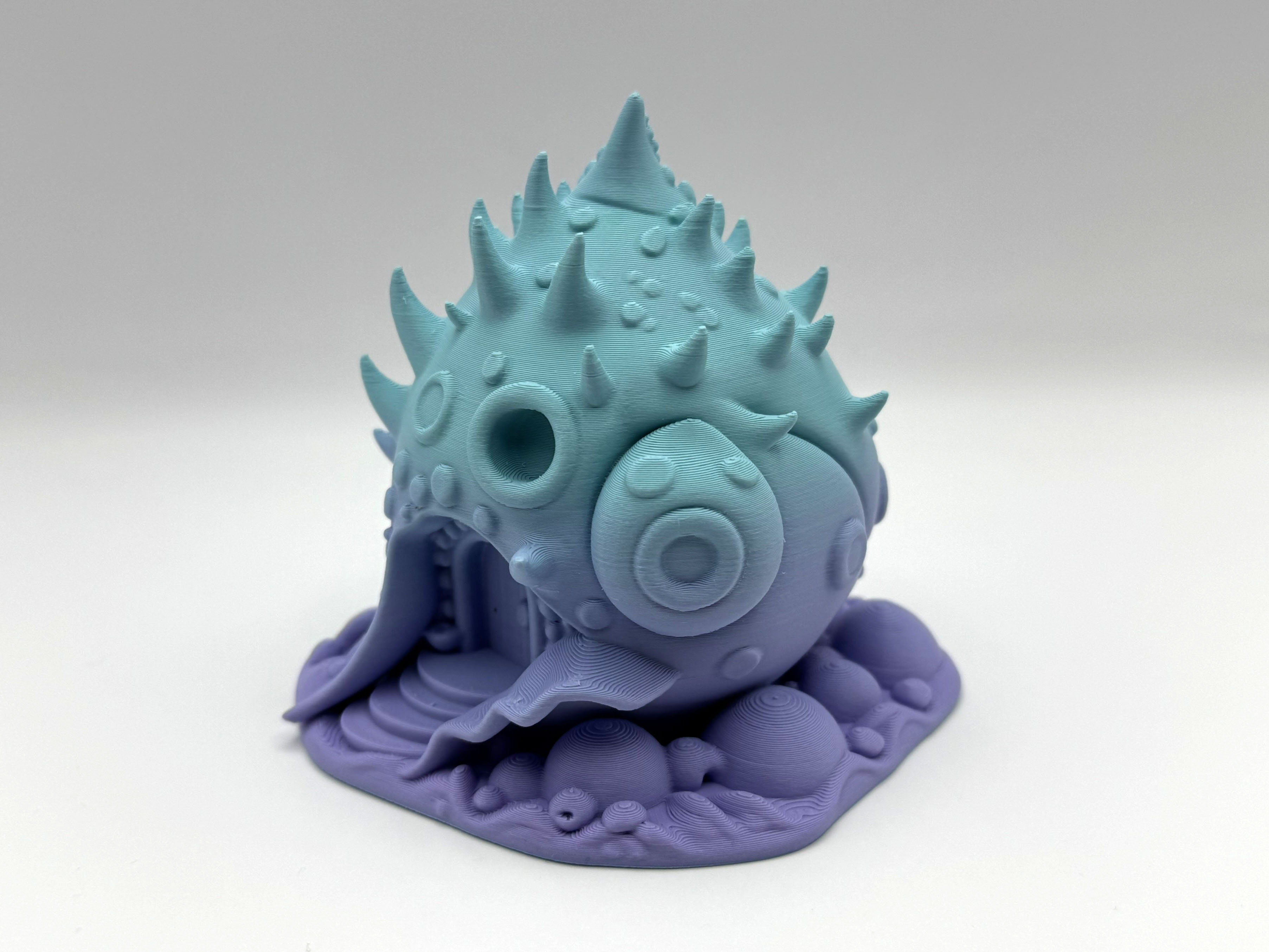 Miniatura 3 do modelo 3D Undersea Conch Shell House