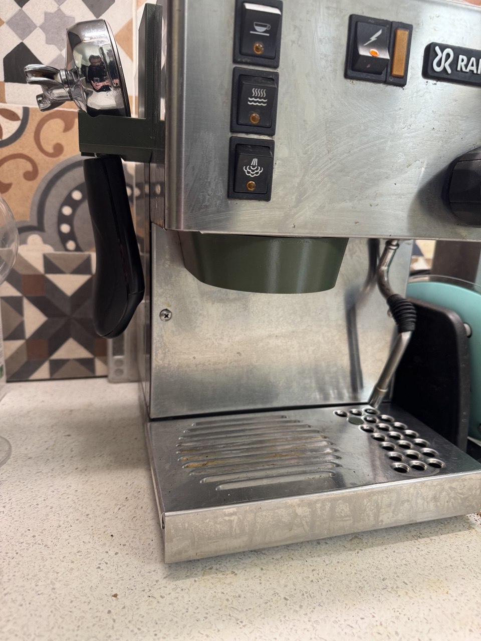 Rancilio Silvia Group Cover with magnetic mount
