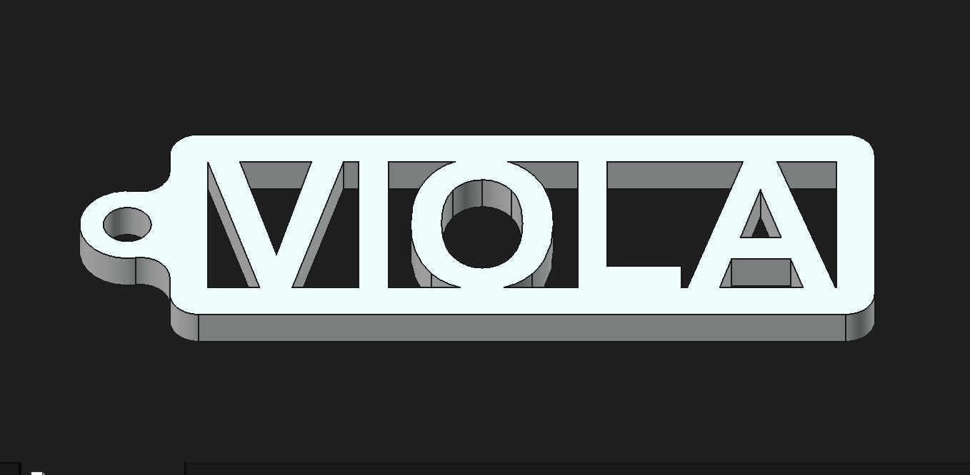 portachiavi o targhetta nome Viola