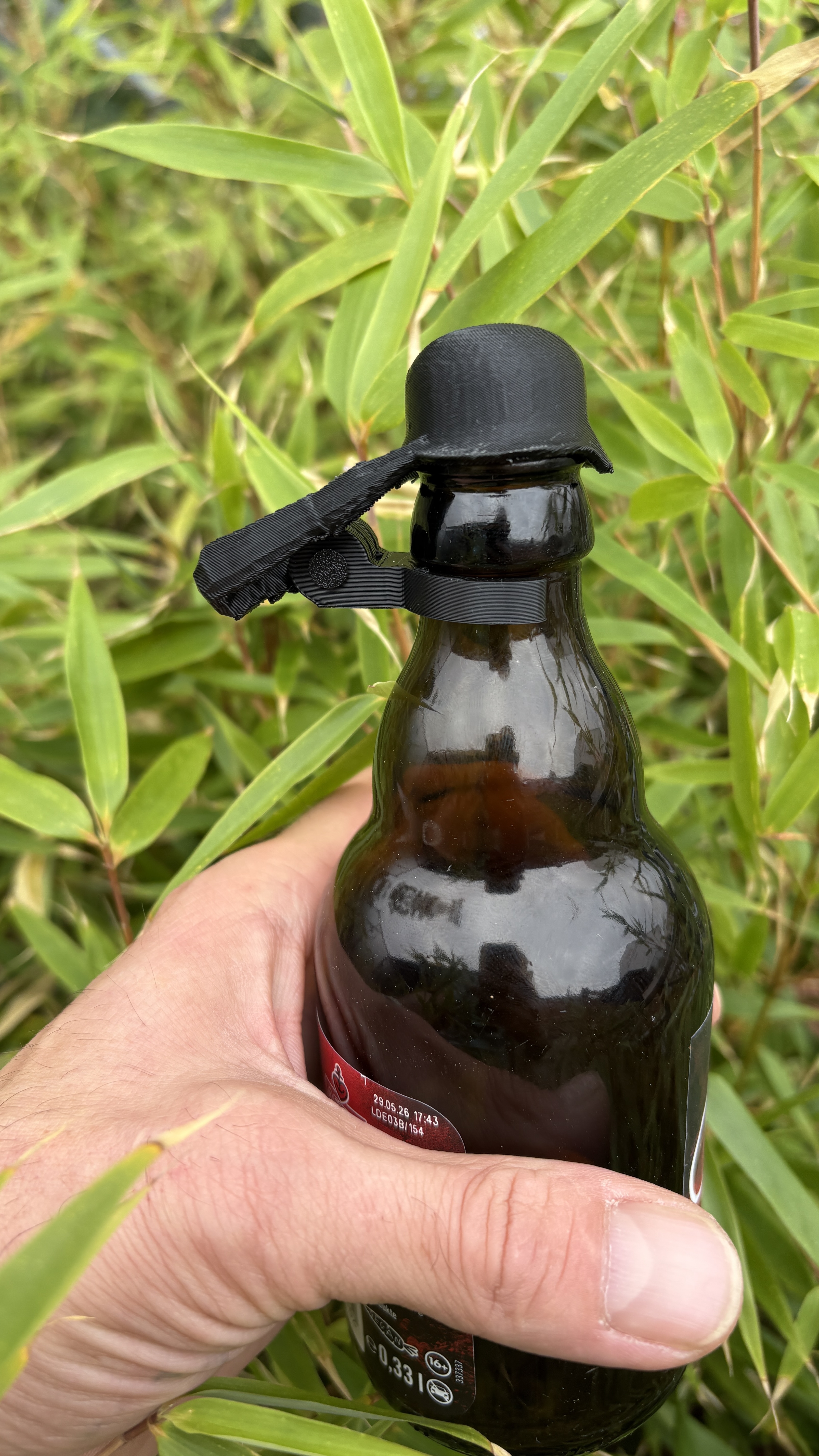 Beer Bottle Helmet