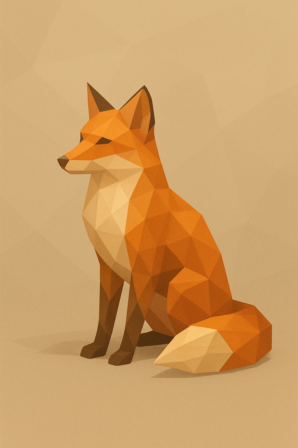Low-Poly Fox 3D Model
