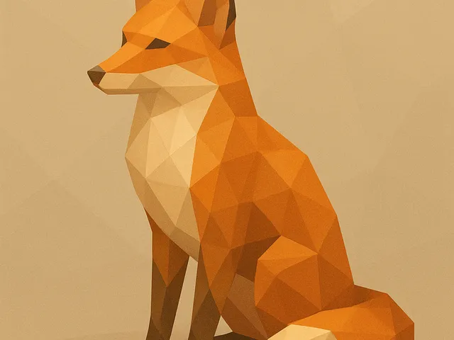 Low-Poly Fox 3D Model