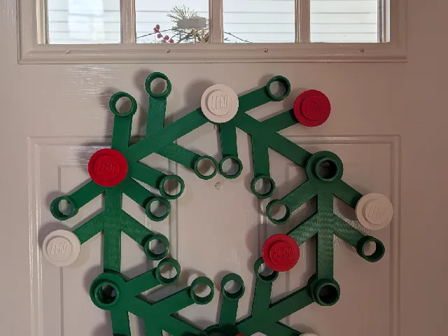 Magnetic Mount for Lego Wreath