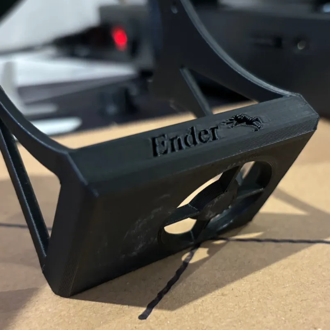 Ender V3 SE Sprite Fan Holder (Ender Logo)