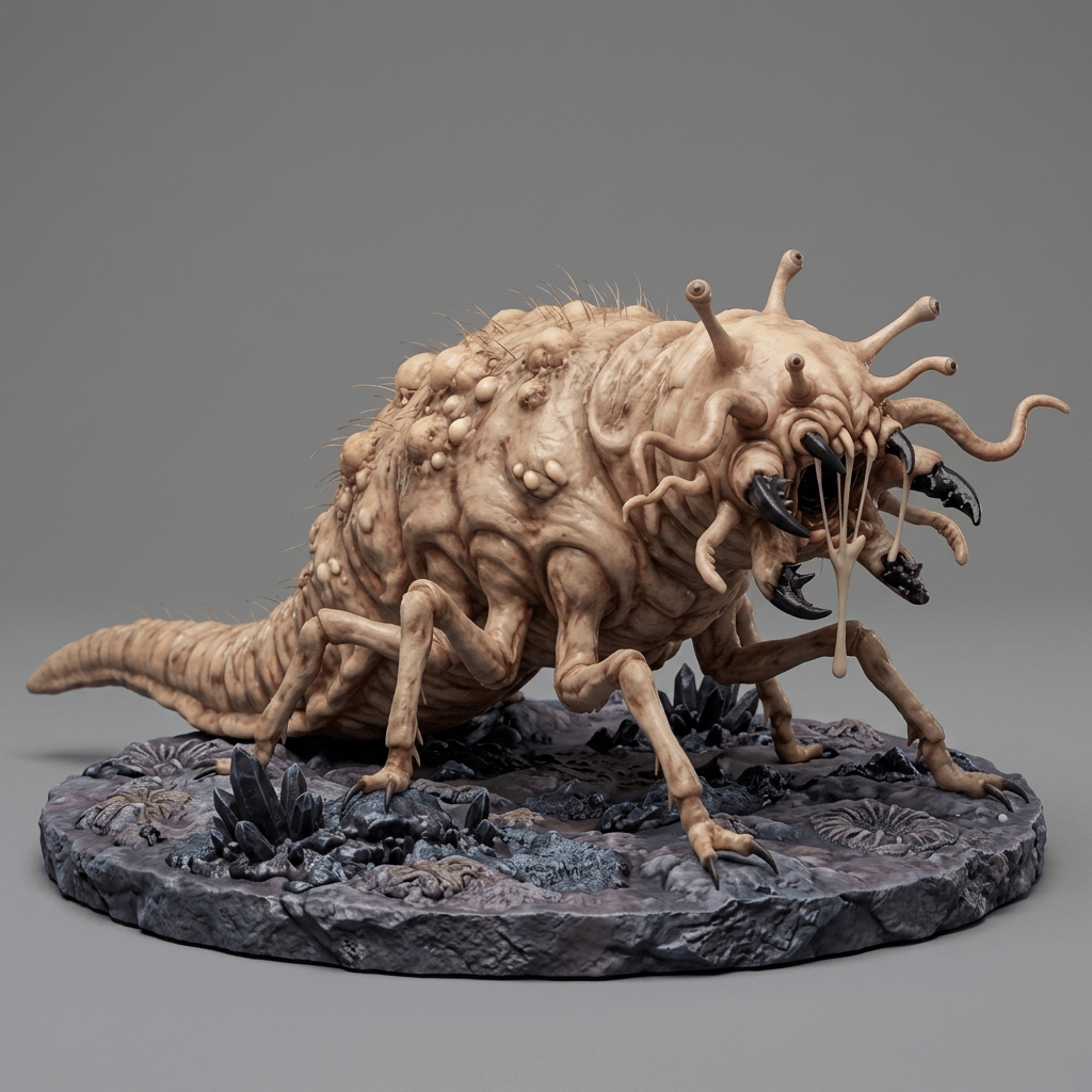 Sci Fi Art - Alien Beasts - Slugglette