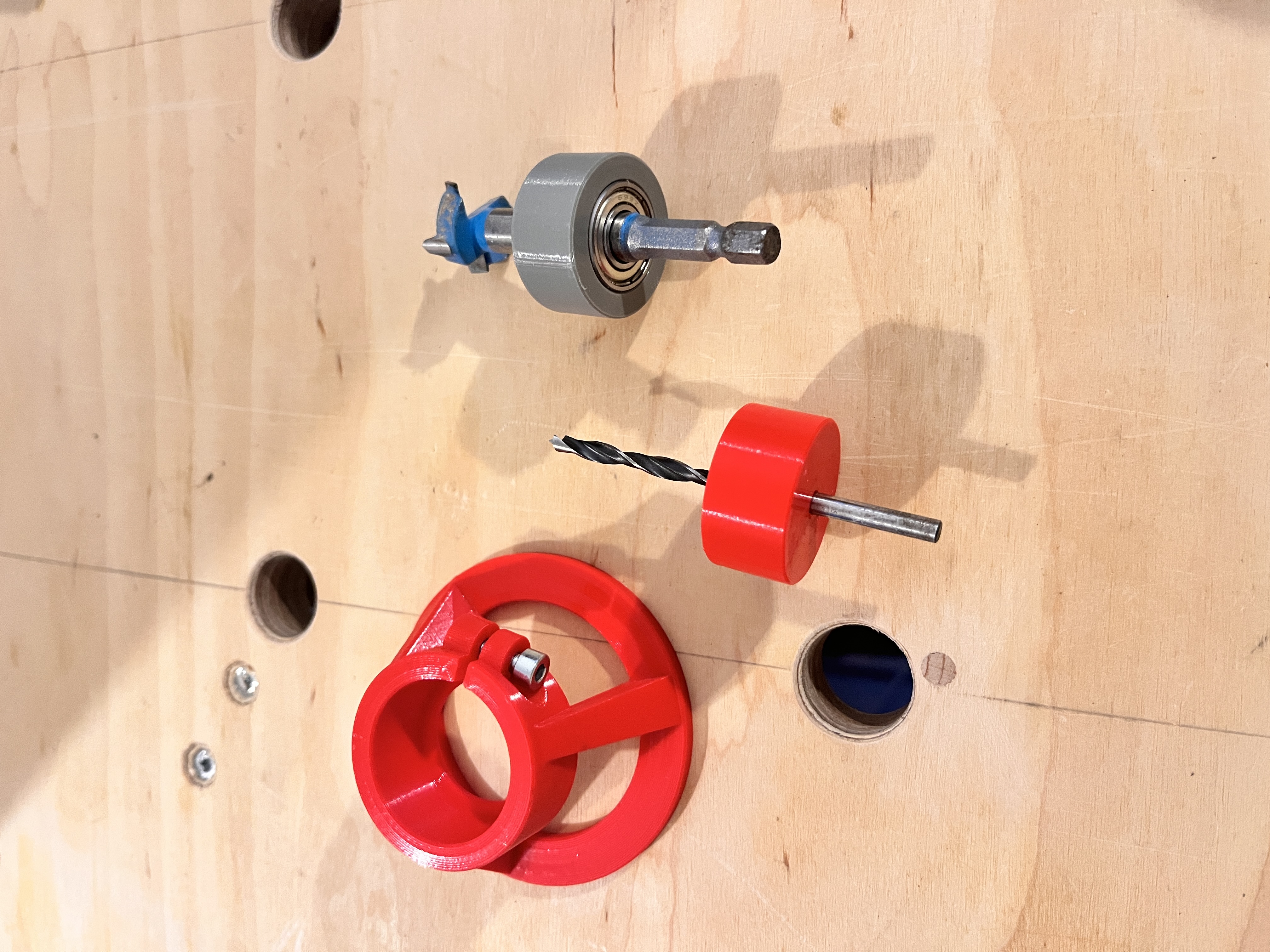 Vertical drill jig with interchangeable inserts — miniatura 4