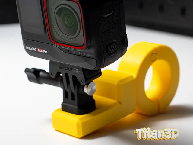 Bicycle Handlebar Mount for Small Cameras