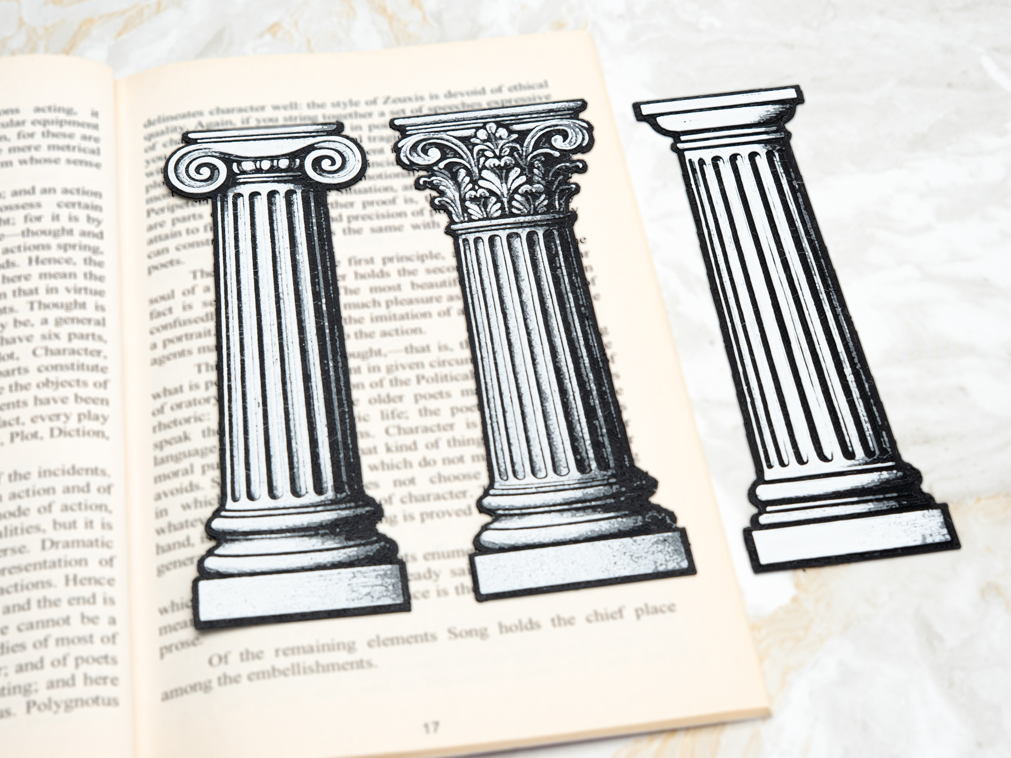 Miniatura 5 do modelo 3D Classical Columns Bookmarks