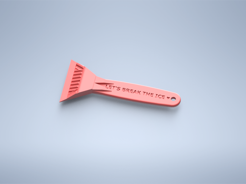 ice scraper | let's break the ice — miniatura 3