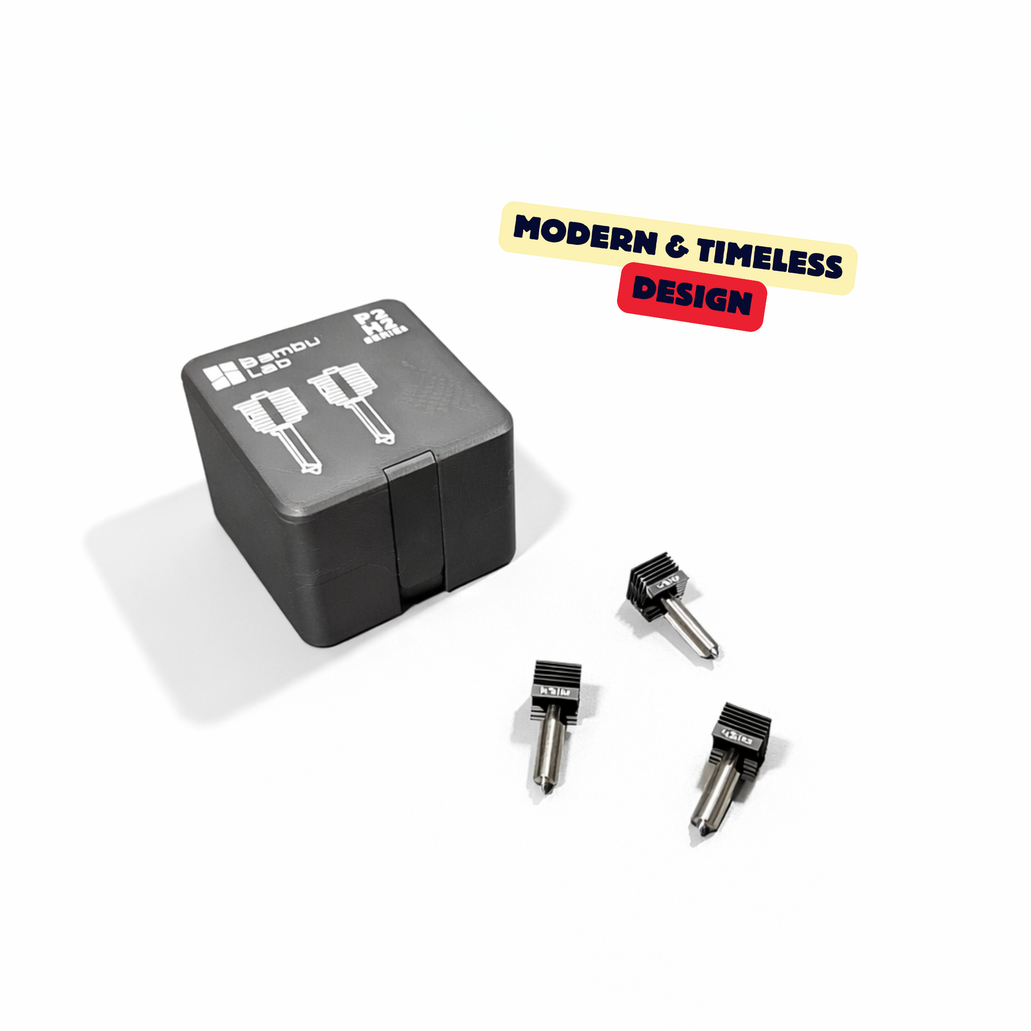 BAMBULAB P2 + H2 SERIES HOTEND BOX / NOZZLE BOX / PRINTER ACCESSORIES / ORGANIZER / GRIDFINITY — thumbnail 4