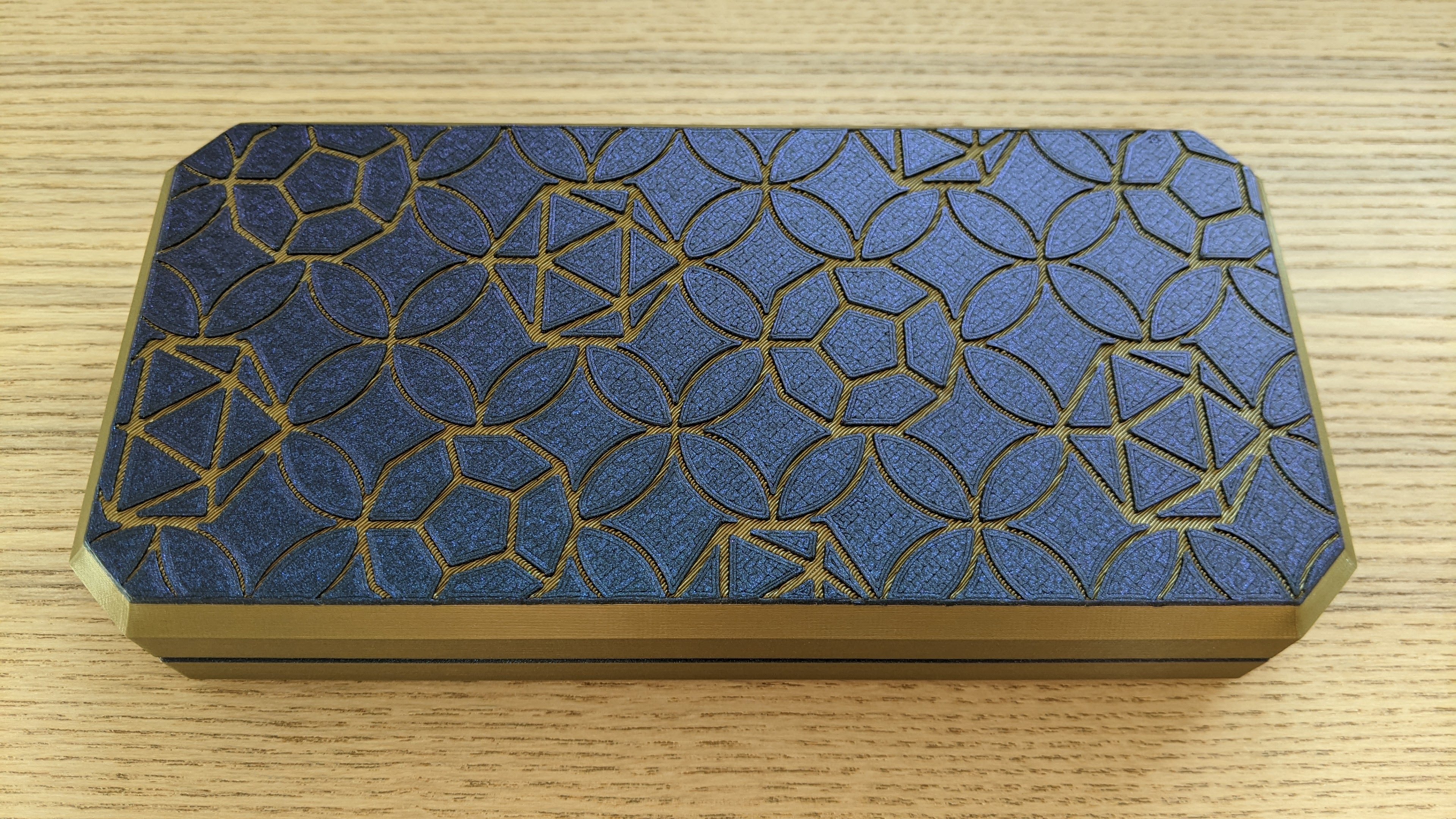Every Day Dice Carry (EDDC) Box "Pattern" - 5x3 magnet holes