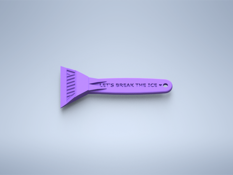 ice scraper | let's break the ice