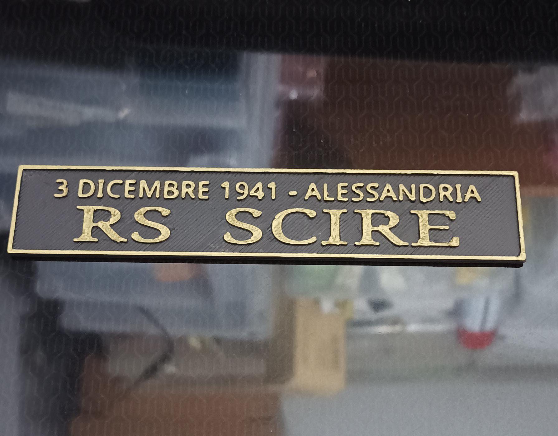 TARGHE SOMMERGIBILI MODELLISMO