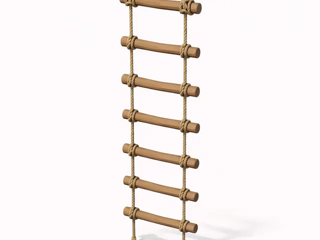 Low Poly Rope Ladder