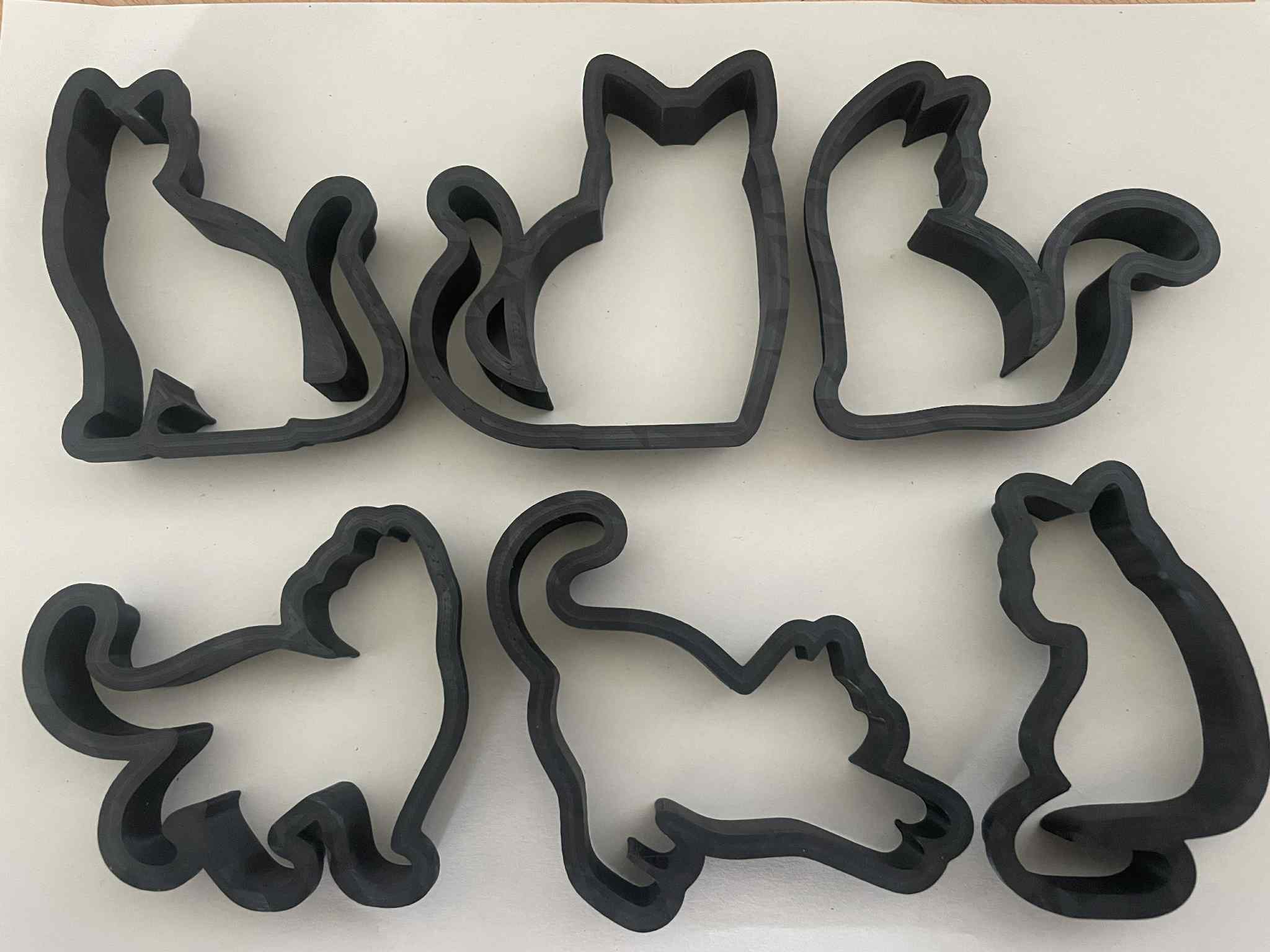 Cat cookie cutters