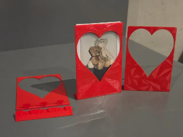 Heart Shape Instax Polaroid Photo stand