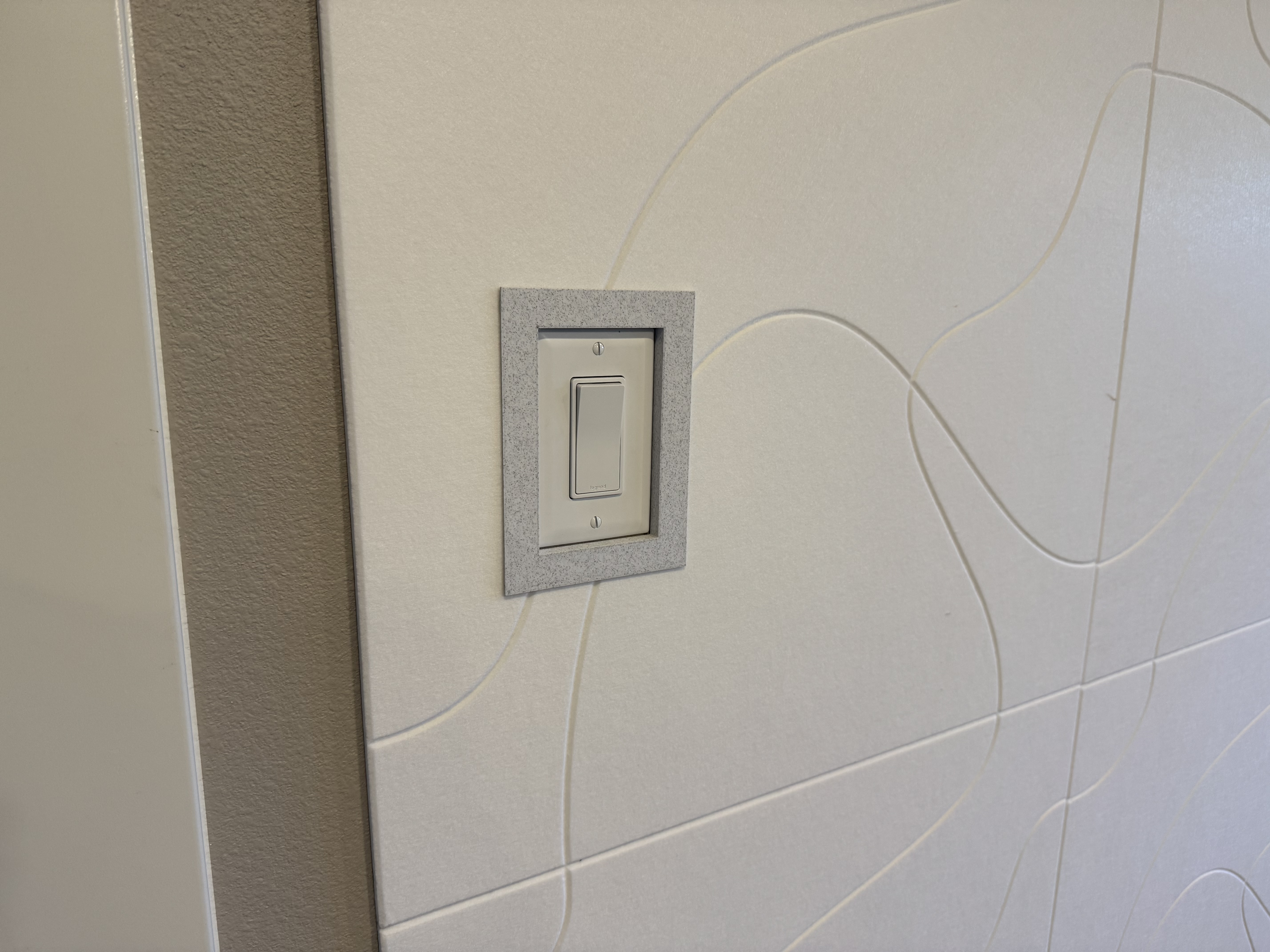 Felt Right Wall Light Switch Frame