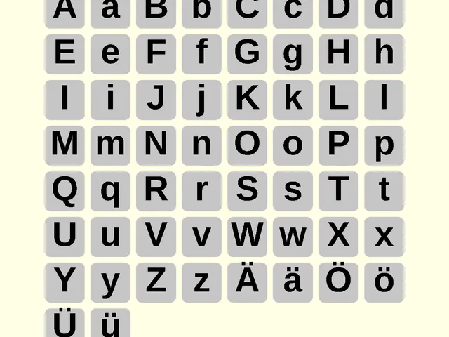 Zweifarbige Buchstaben-Plättchen (A–Z, a–z, ÄÖÜß) zum Lesenlernen – Farbwechsel per Schichthöhe, kein AMS nötig.