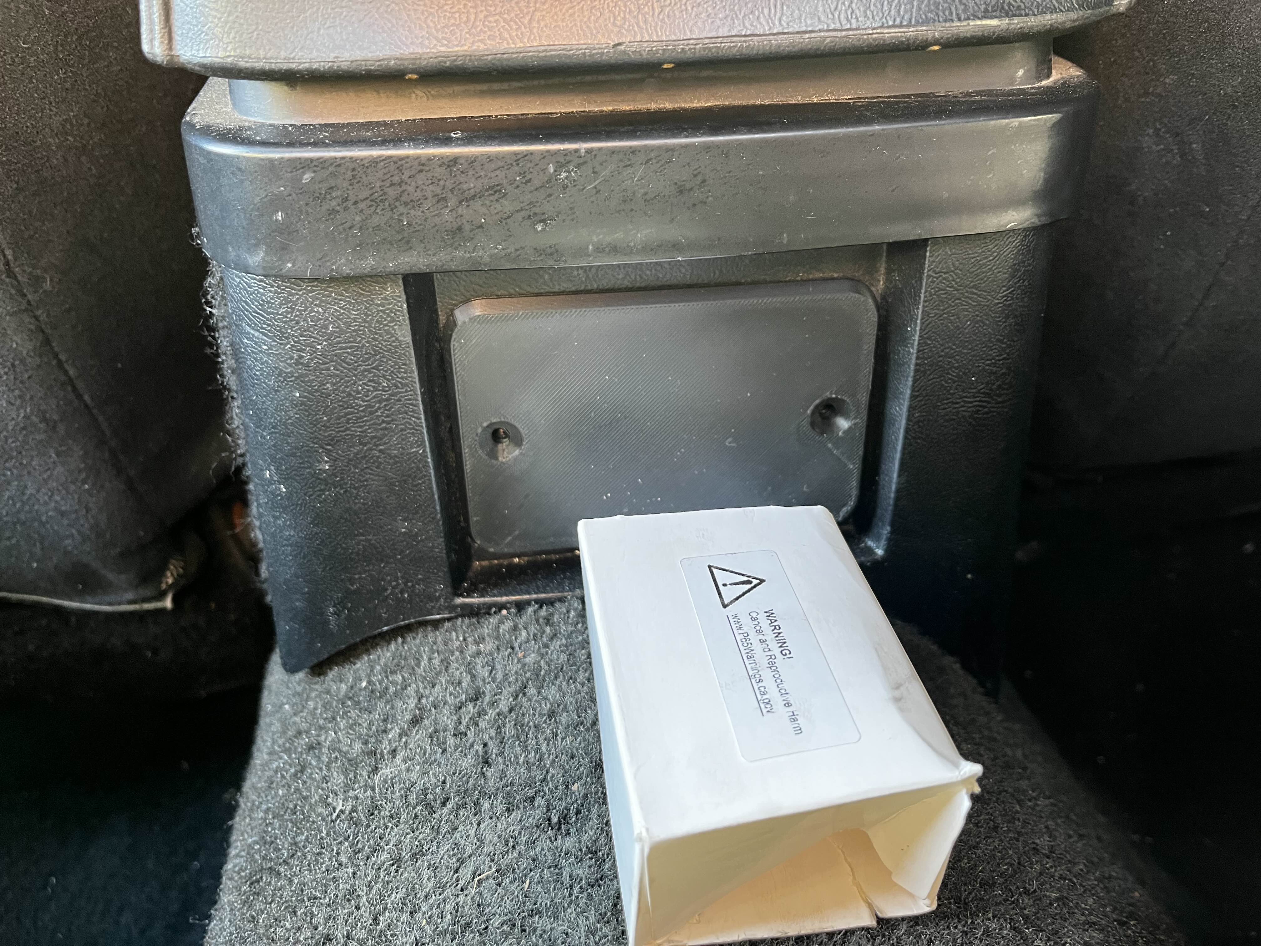 3rd gen camaro/transam rear ashtray cover plate
