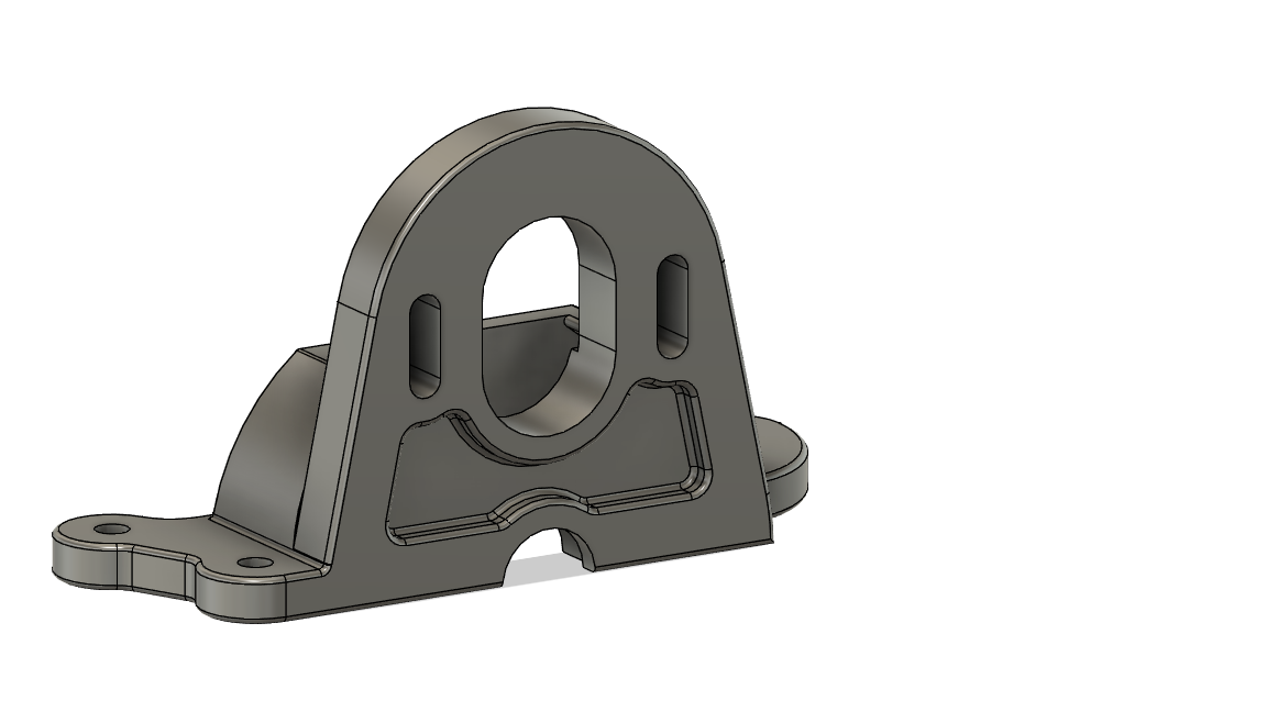 Tamiya TT-01 high, centered motor mount