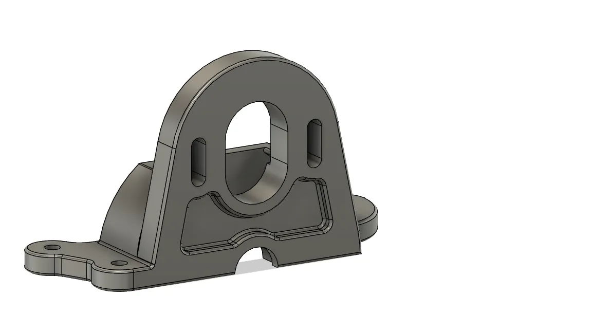 TAMIYA　メカ付　TT-01 Tamiya TT-01 high, centered motor mount by Zétény Miskey