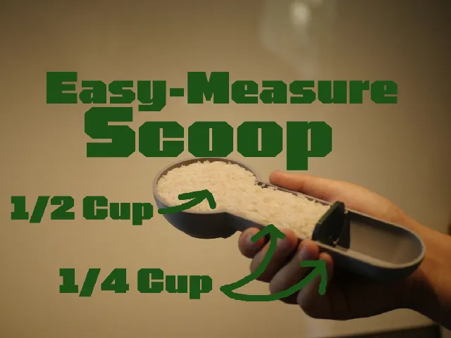 Easy-Measure Kitchen Scoop