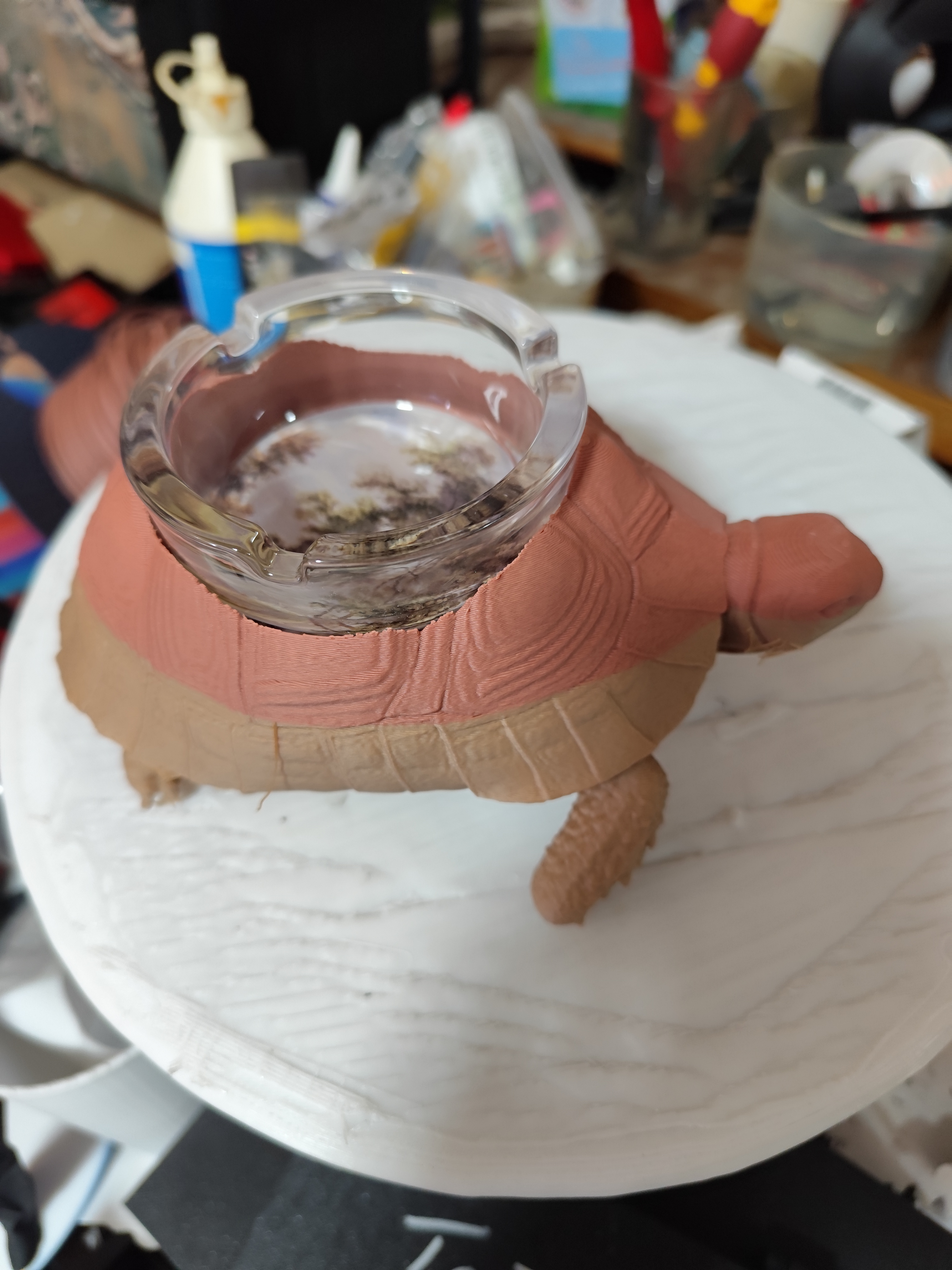 tortoise ash tray