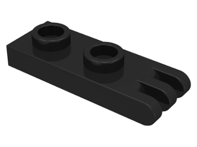 LEGO compatible 4275b Hinge Plate 1 x 2 with 3 Fingers on End - Hollow Studs