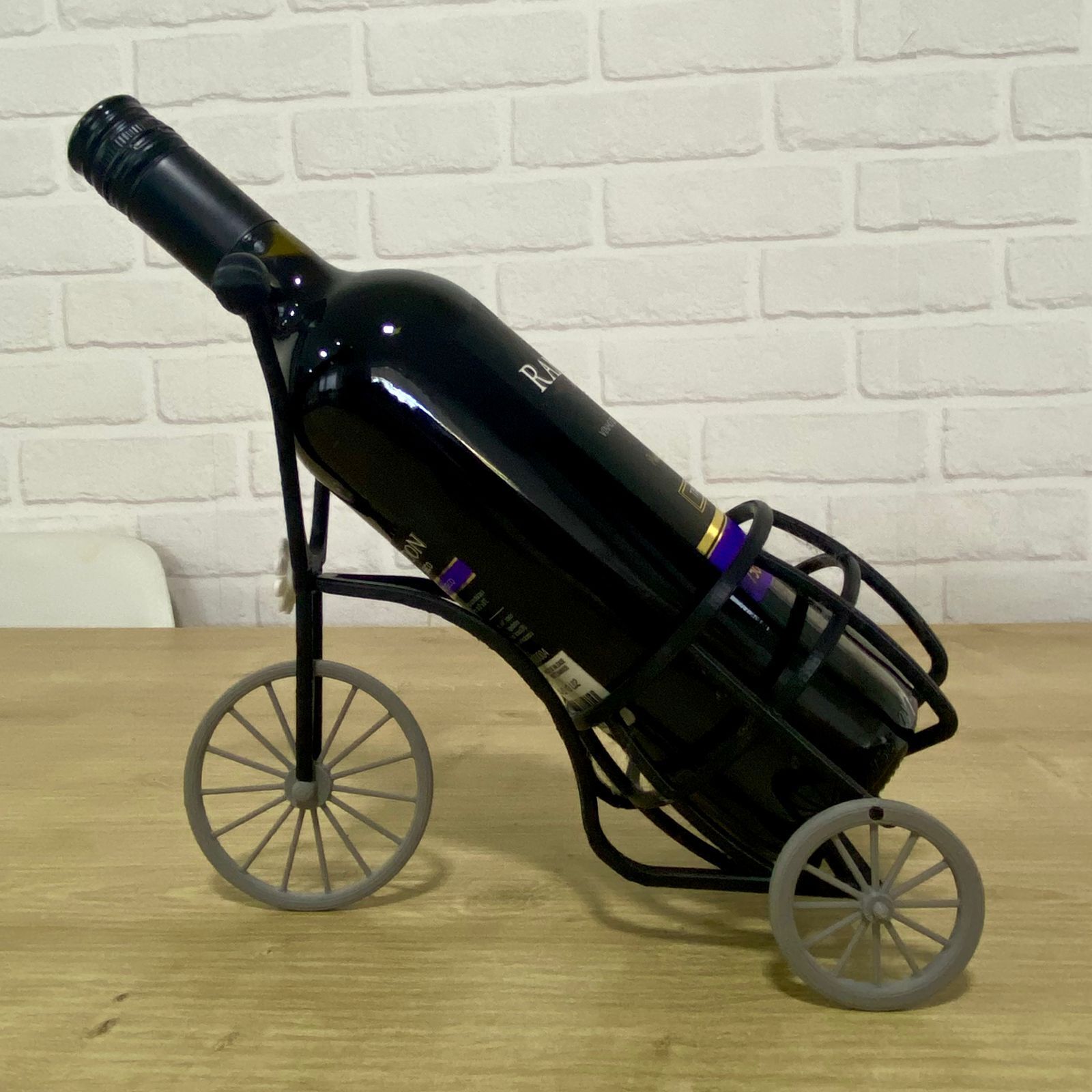 retro bicycle wine holder