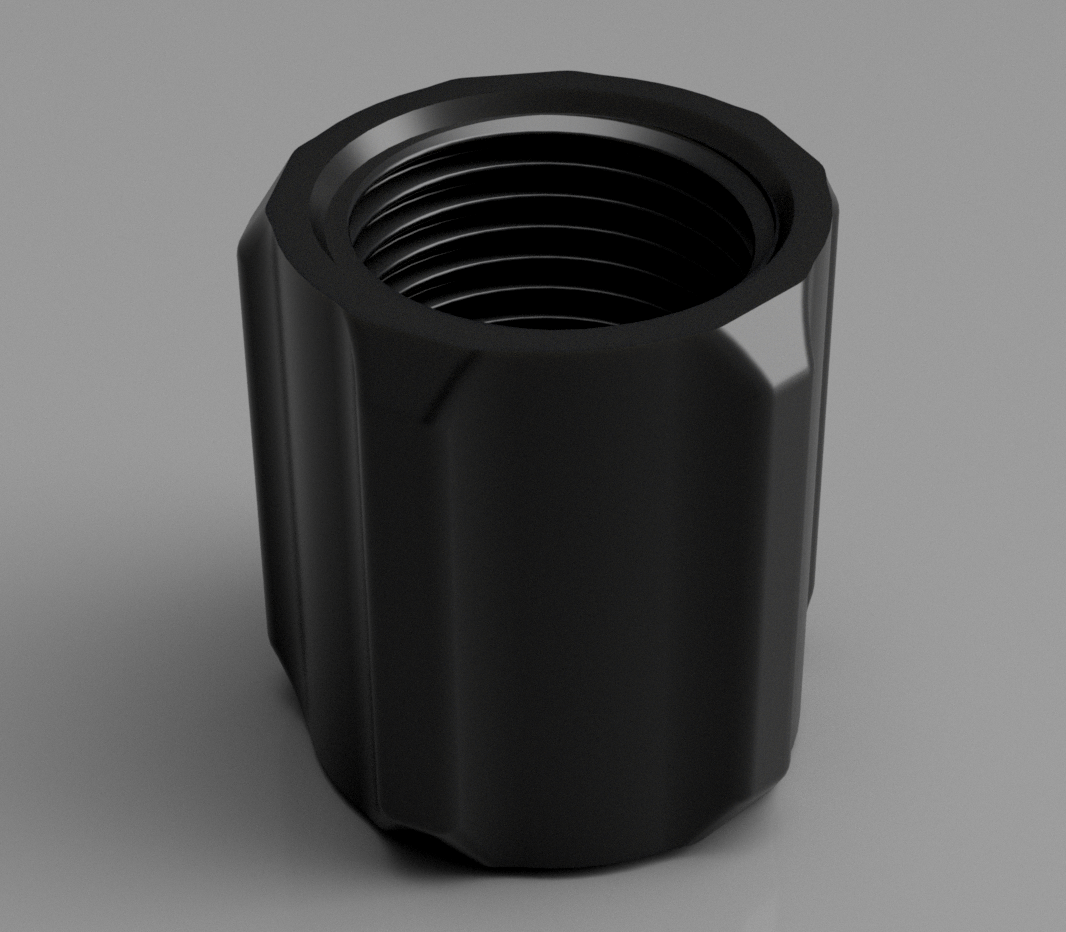 Double-sided 1/2" BSP Female Adapter