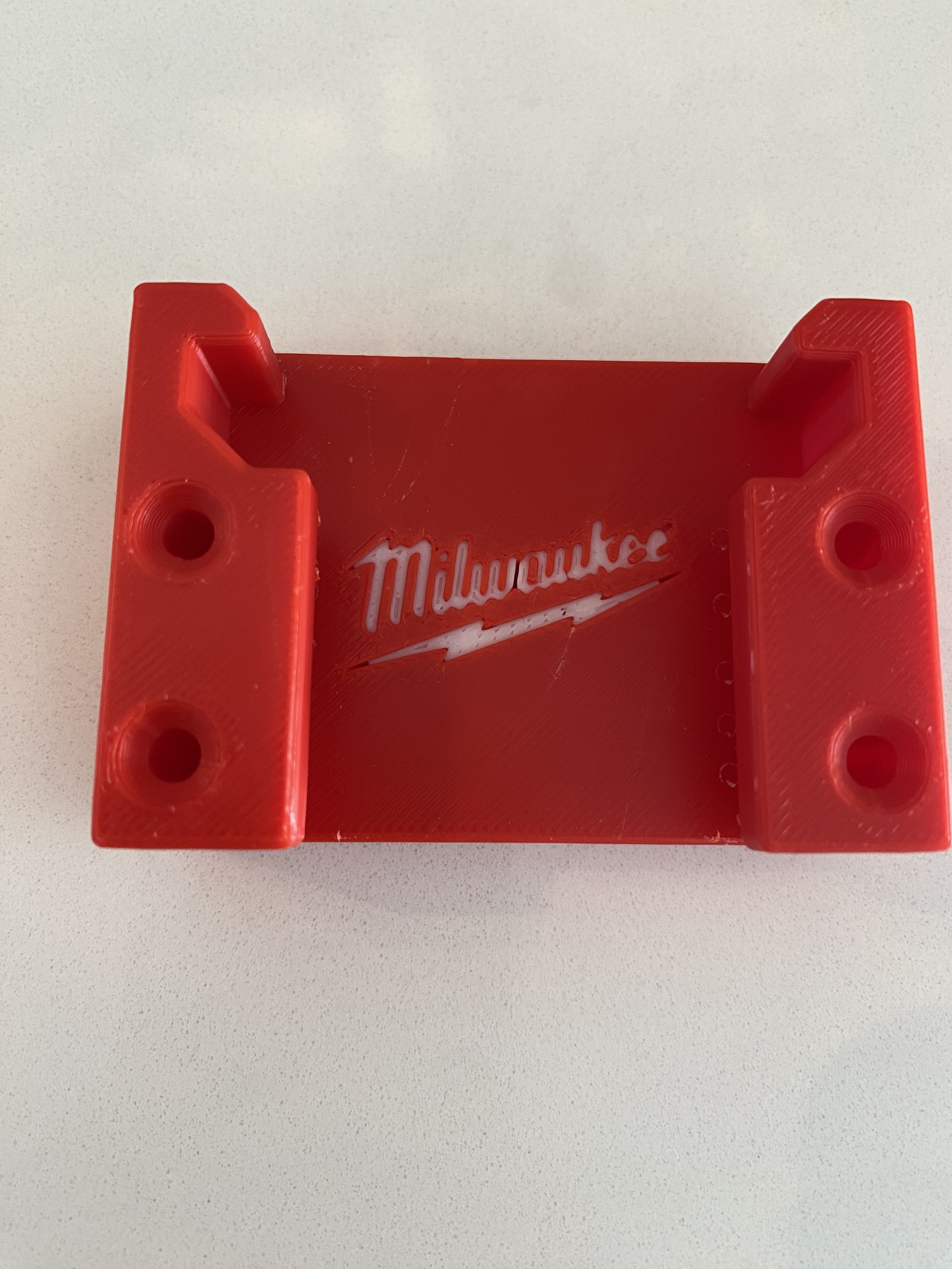 Milwaukee M18 Battery holder (With Logo)