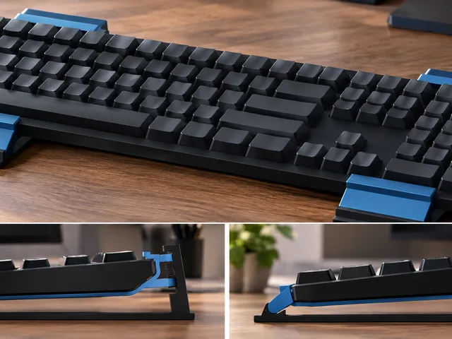Click-Angle Feet for Logitech MX Mechanical – 4 angles, no screws, no glue