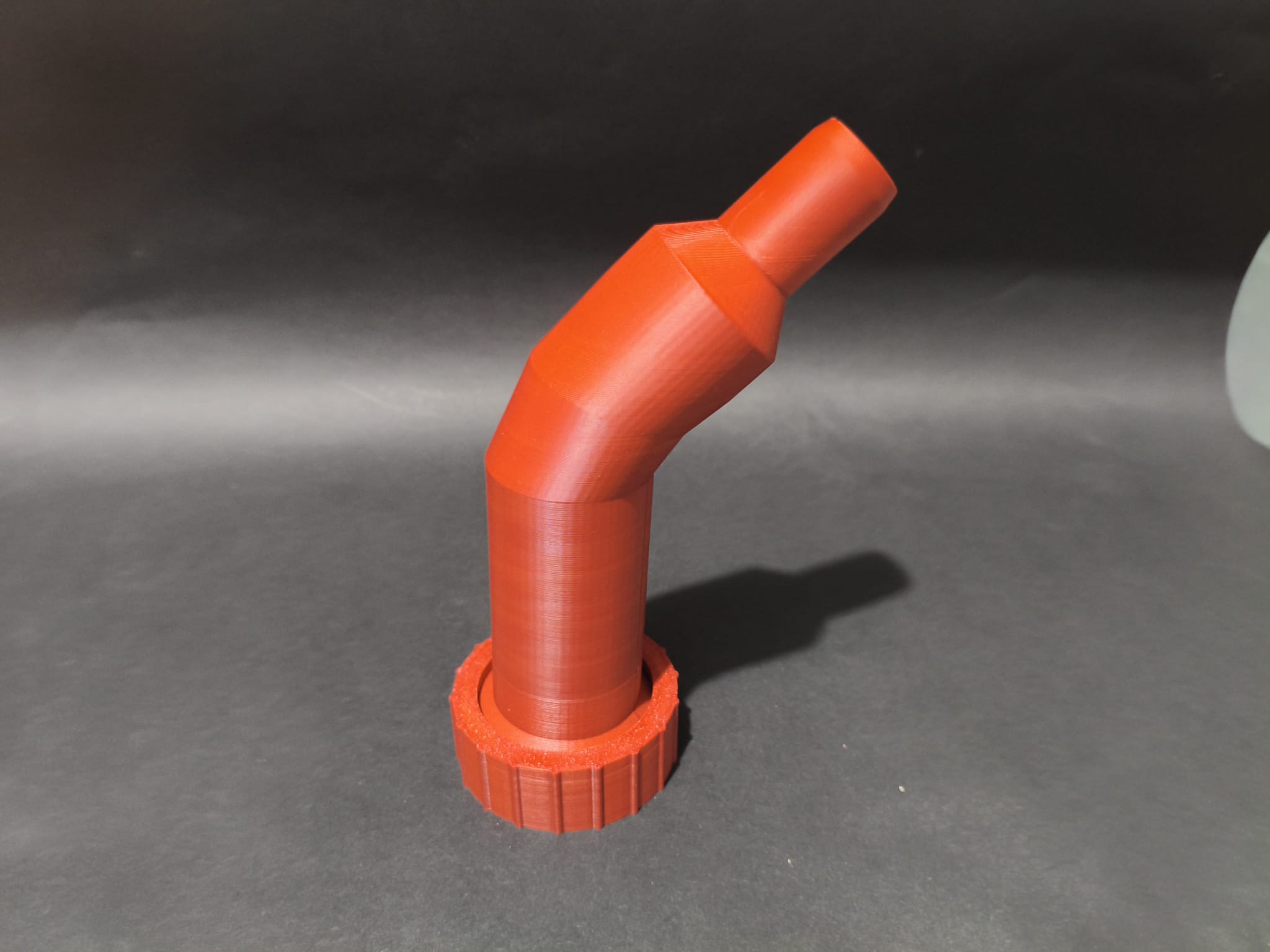 IBC Tank Angled Spout to 1" Hose Adapter