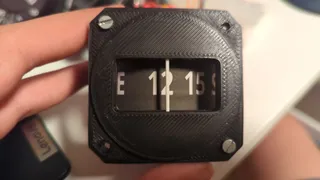 Compass for flight simulation